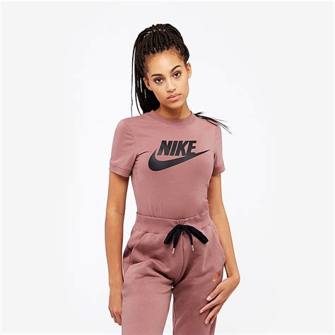 Nike Womens Sportswear Essential Bodysuit - Smokey Mauve - Womens ...