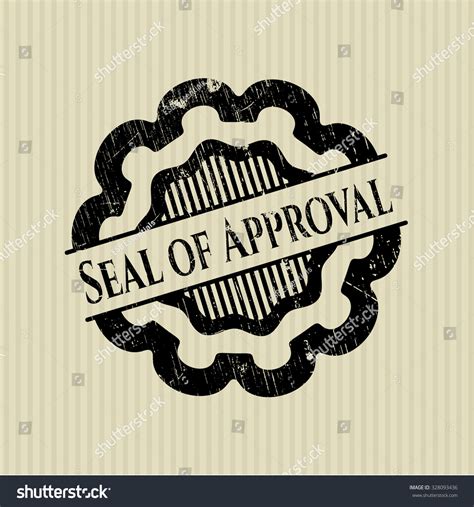 Seal Of Approval Rubber Stamp Stock Vector Illustration 328093436 : Shutterstock