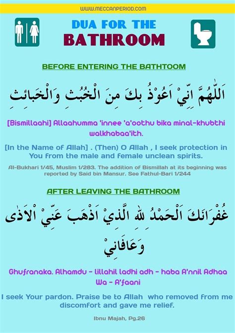 Going To Bathroom Dua - SBATHNOR