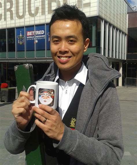 Marco Fu - Hong Kong Pro Snooker Player - Santa Radio Mug Shot