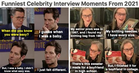 14 Of The Funniest Celebrity Interview Moments From 2021