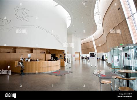 Interior from the Culture House Katuaq in Nuuk, Greenland Stock Photo ...