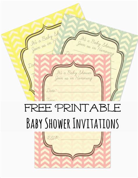 Create Your Own Baby Shower Invitations Free Printable - Free Printable