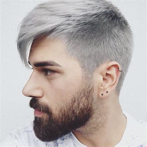 Trending Hipster Hairstyles For Men | Silver hair men, Hipster ...