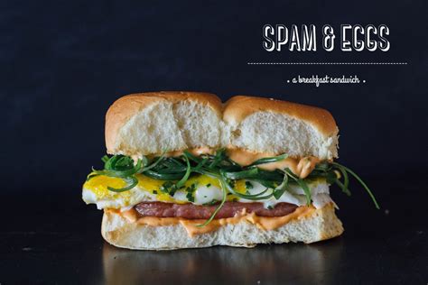 Spam and Eggs Breakfast Sandwich | forktobelly