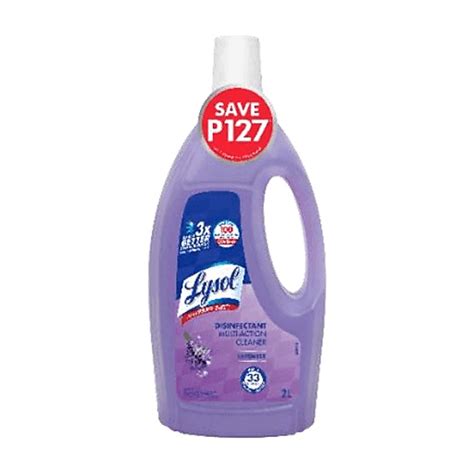 Lysol Disinfectant Multi-Action Cleaner Lavender | 2L | Shop | Walter Mart