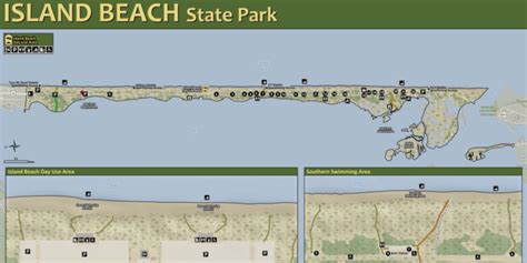 Island Beach State Park Map - Terminal Map