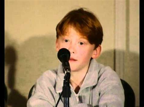 Young Rupert Grint on being like Ron Weasley - YouTube