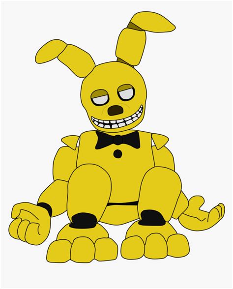 Collection Of Free Springtrap - Spring Bonnie Suit Drawing, HD Png ...