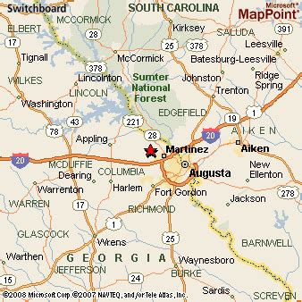 Where is Evans, Georgia? see area map & more