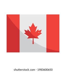 Canada Flag Maple Leaf Isolated Stock Vector (Royalty Free) 1983600650 ...