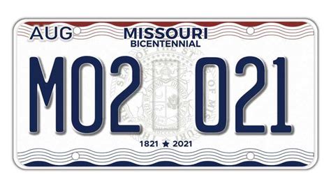 Missouri’s new license plate design to celebrate state's 200th birthday