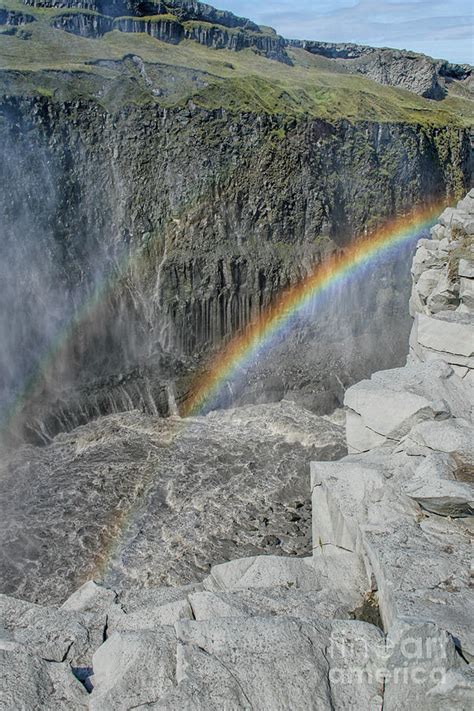 Gullfoss waterfall rainbow Photograph by Patricia Hofmeester - Fine Art ...