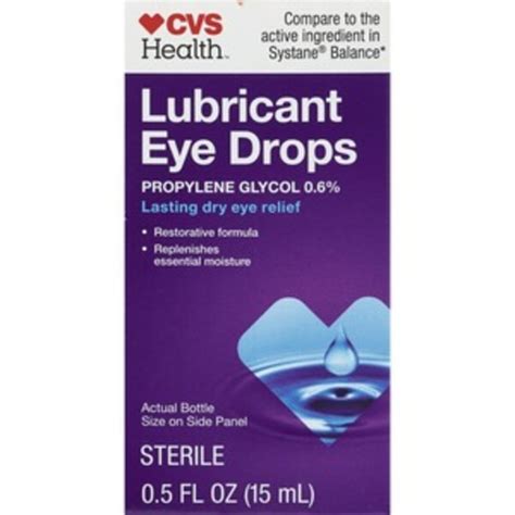 CVS Health Lubricant Eye Drops, 0.5 OZ | Pick Up In Store TODAY at CVS