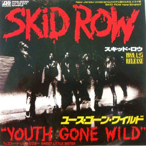 Skid Row - Youth Gone Wild (1989, Vinyl) | Discogs