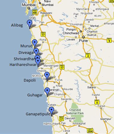 Konkan Fort Map