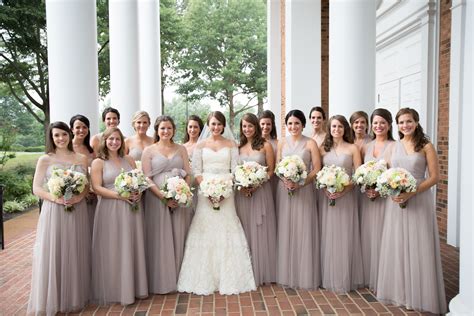 Mink Gray Bridesmaid Dresses