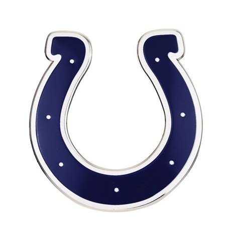 NFL - Indianapolis Colts Embossed Color Emblem 3.25" x 3.25" - "Horseshoe" Logo in 2021 ...