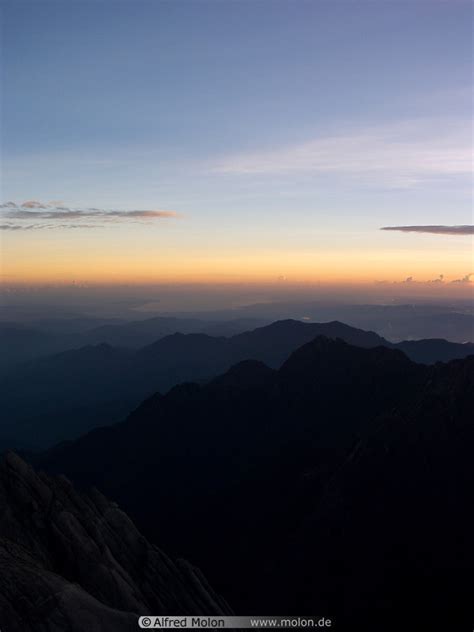 Photo of Sunrise on Mt Kinabalu. Sunrise on Mt Kinabalu, Mt Kinabalu National Park, Sabah, Malaysia