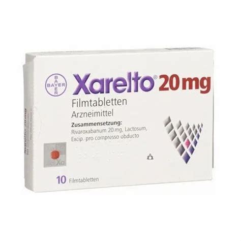 Bayer Rivaroxaban 20Mg Xarelto Tablet, 10 Tablets at best price in Nagpur