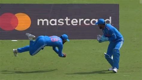 Virat Kohli Diving Catch