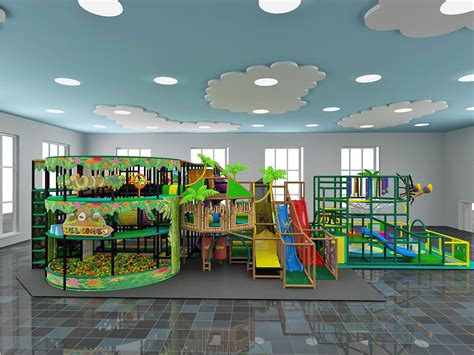 3 Level Jungle Indoor Playground - Indoor Playgrounds International