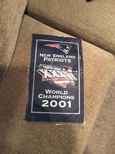 New England Patriots 2001 Super Bowl Champions Stadium Mini Banner 14 ...