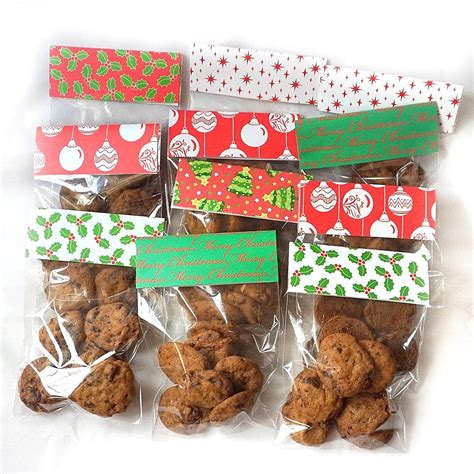 DIY- Christmas Cookie Bags as Gifts - Sherbakes