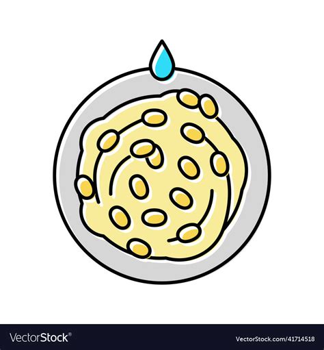 Washing silkworm cocoon color icon Royalty Free Vector Image