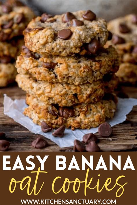 Banana Oat Cookies - Nicky's Kitchen Sanctuary