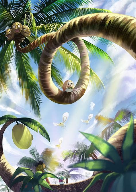 Exeggutor Alola form HD phone wallpaper | Pxfuel