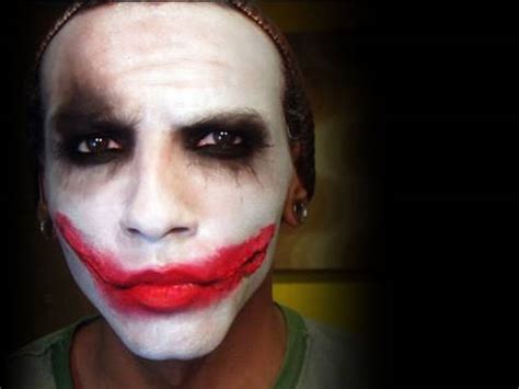 Dark Knight Joker Makeup Tutorial - YouTube