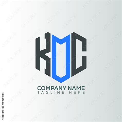 KOC letter logo design on white background.KOC creative initials letter logo concept.KOC letter ...