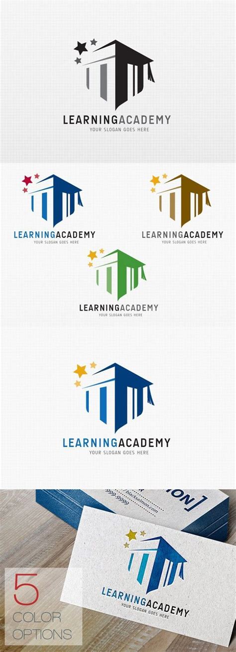 Learning Academy Logo Template | Academy logo, Learning logo ...