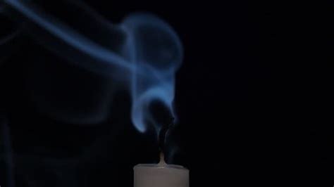 Symbol Life Death Soul White Candle Stock Footage Video (100% Royalty ...