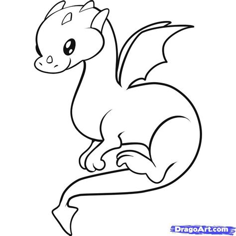 How to Draw a Dragon for Kids, Step by Step, Dragons For Kids, For ...