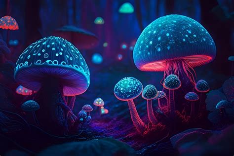 Bioluminescent Mushrooms: The Nature's Own Light Show!