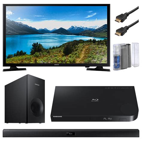 Samsung UN32J4500 32-Inch 720p 60Hz Smart LED TV Bundle With BDJ6300 Curved 3D Wi-Fi Blu-ray CD ...