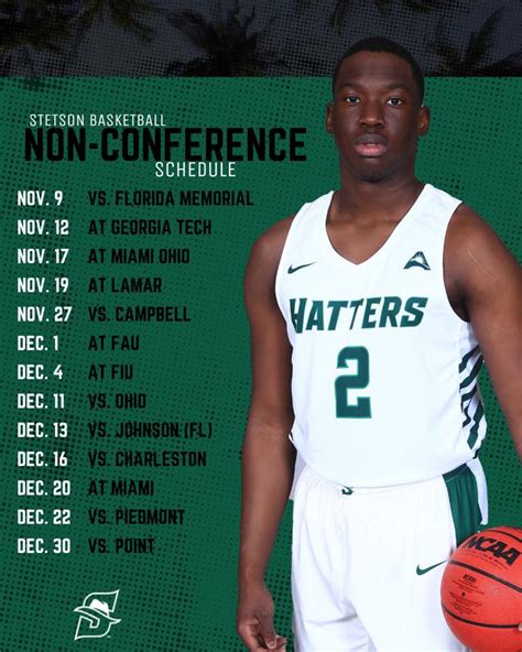 Here’s the 2021-22 non-conference... - Stetson Basketball