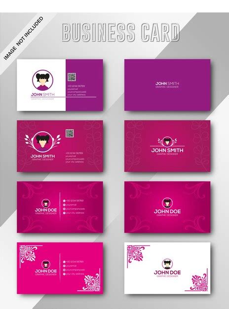 Premium Vector | Modern and clean business card template design