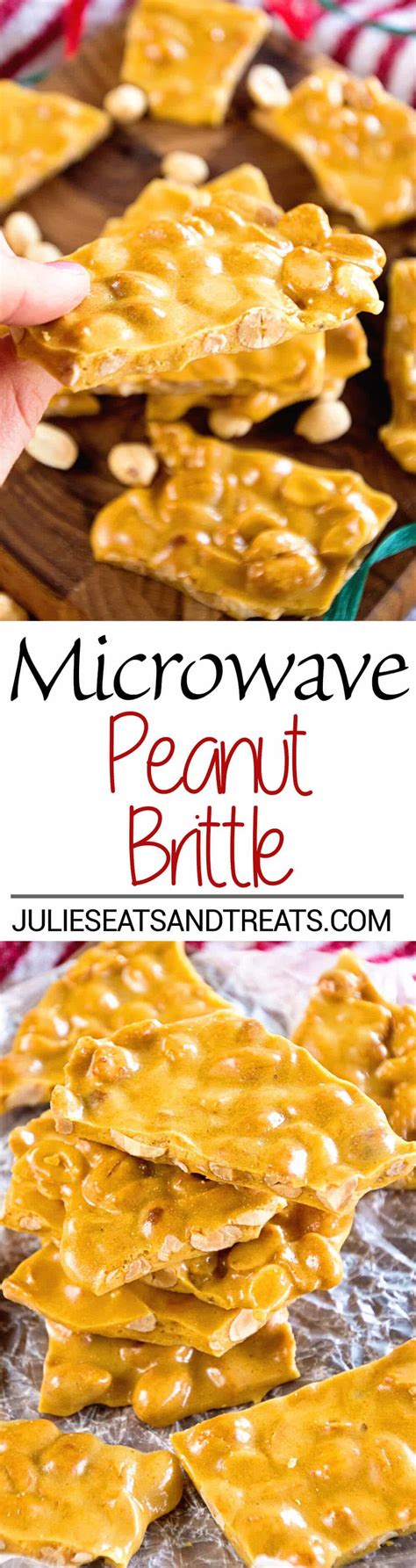 Microwave Peanut Brittle Recipe ~ Quick and Easy Christmas Treat that's Made in your Microwave ...