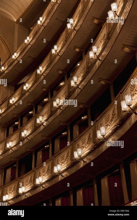 Opera House interior, Vienna Stock Photo - Alamy