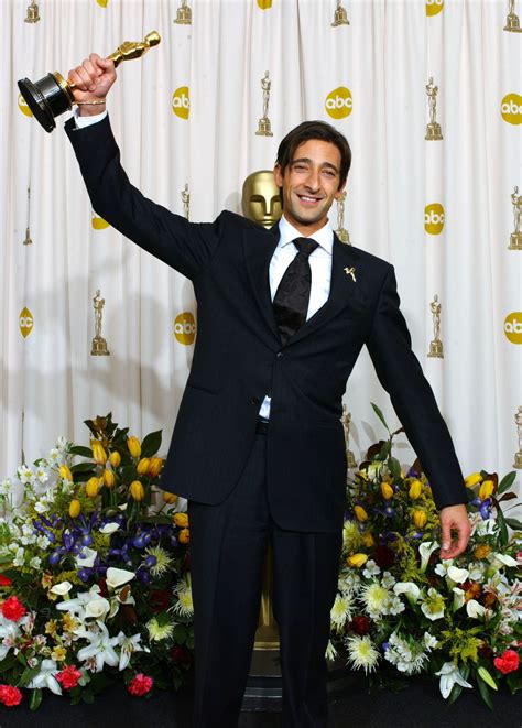 75th Academy Awards® (2003) ~ Adrien Brody won the Best Actor Oscar ...