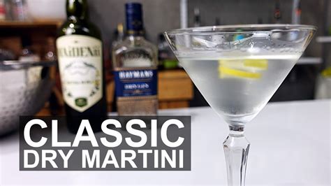 Classic Dry Gin Martini Cocktail Recipe - The Busy Mom Blog