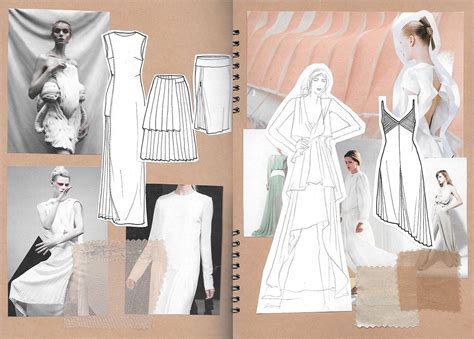 Sketchbook - Womenswear on Behance | Mode illustratie, Illustratie, Textiel