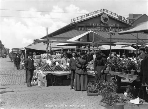 Lexington Market | Photograph | Wisconsin Historical Society