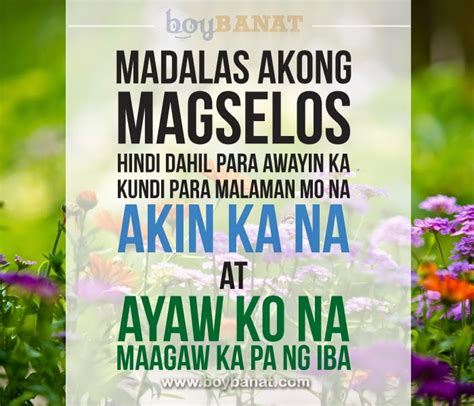 Tagalog Cute Quotes and Pinoy Cute Sayings ~ Boy Banat