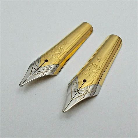 Set of 2 Kanwrite No.6 35mm Broad Stub Fountain Pen Nibs | kiwipens – Kiwipens