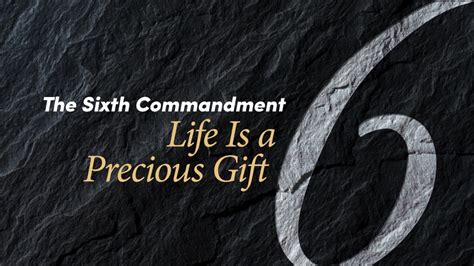 The Sixth Commandment: Life Is a Precious Gift | United Church of God