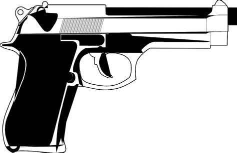 Gun PNG Black And White Transparent Gun Black And White.PNG Images ...